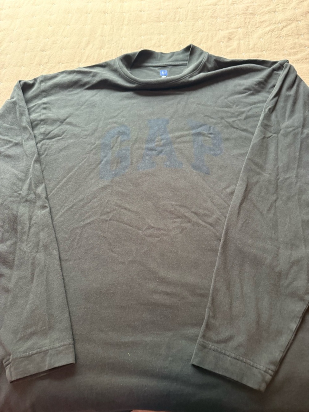 GAP Yeezy Long Sleeve Crewneck Shirt - Dark Grey